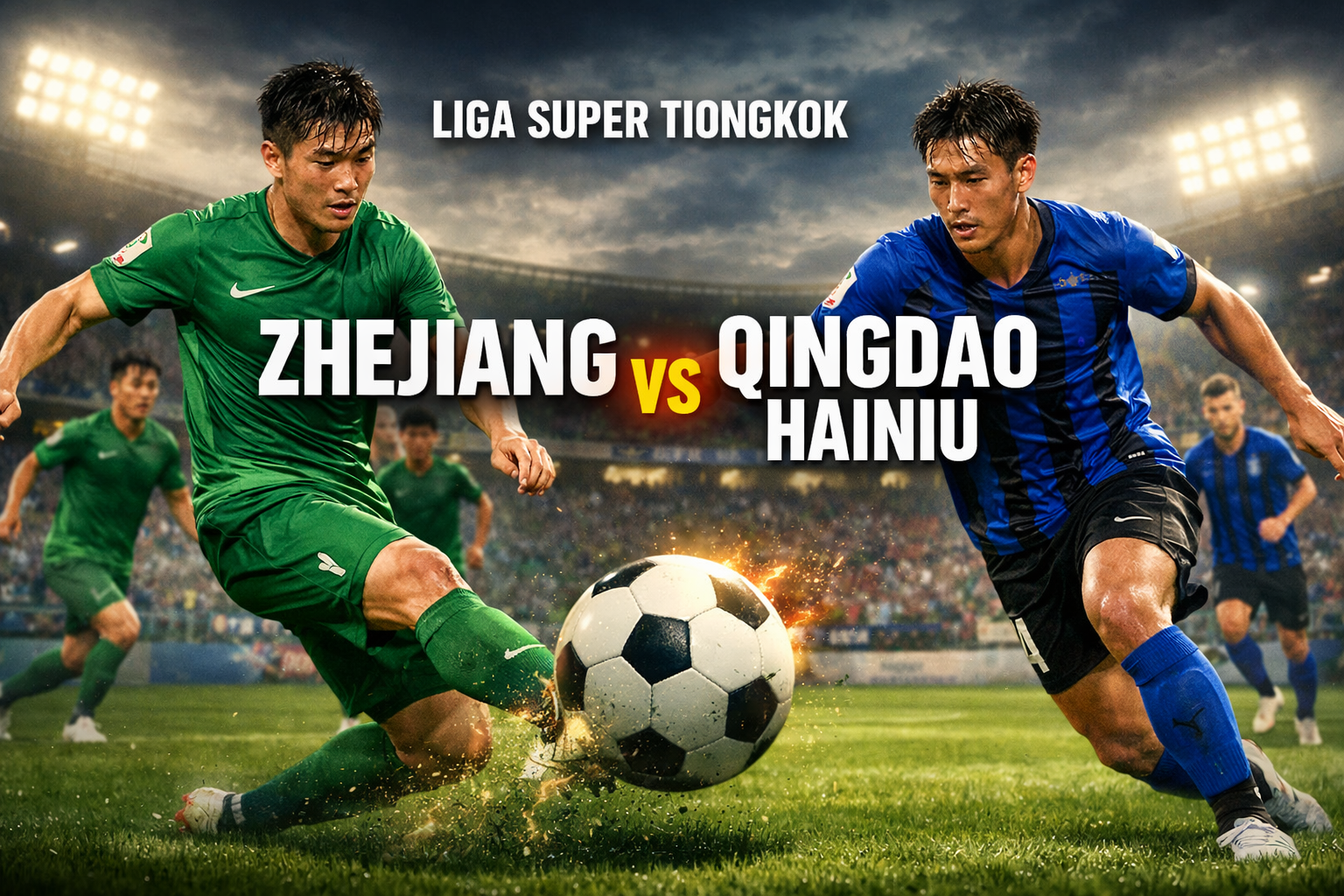 Jalalive : Zhejiang Berusaha Melanjutkan Tren Positif Saat Menjamu Qingdao Hainiu