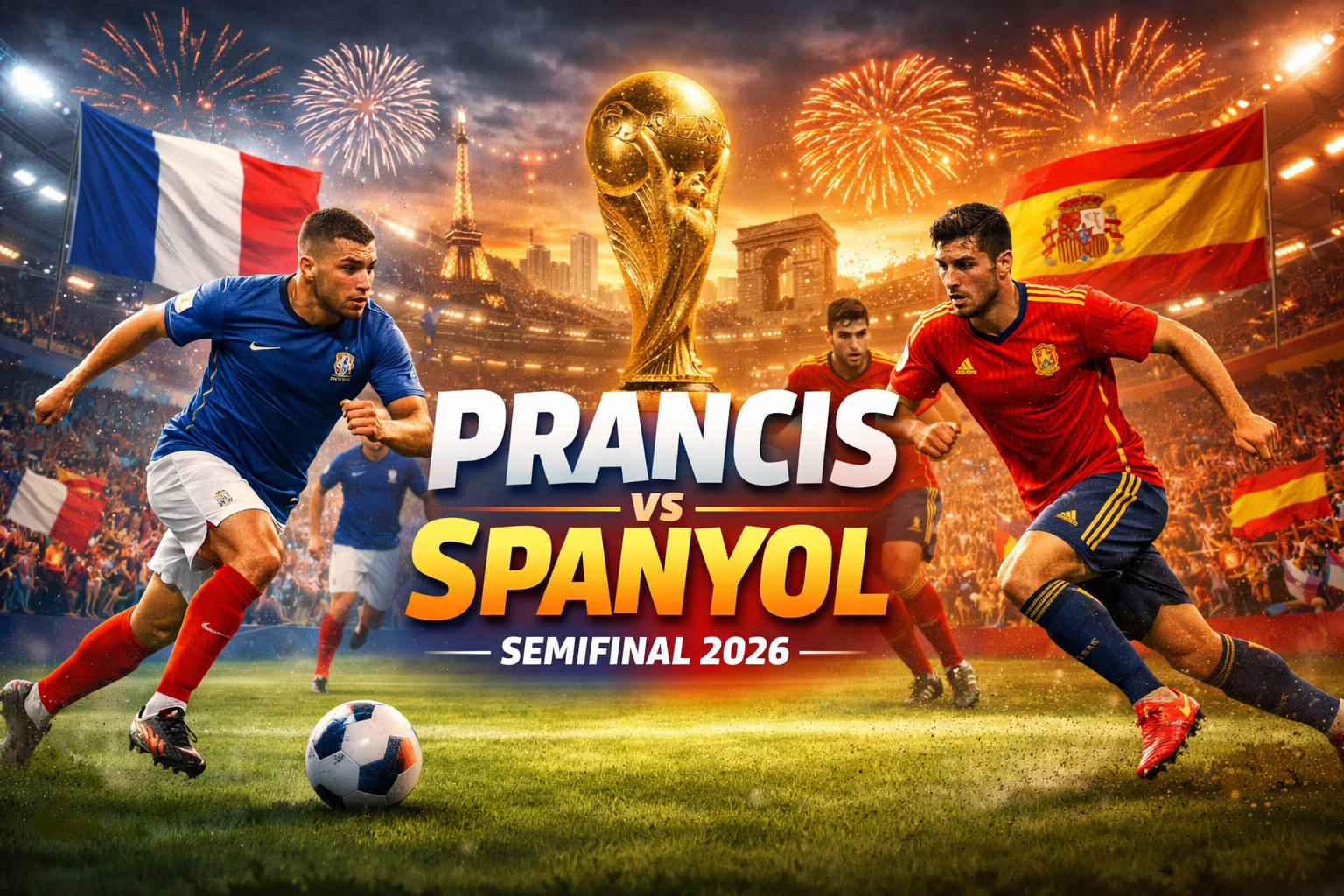 Streaming Prancis vs Spanyol Semifinal Piala Dunia 2026 Dini Hari Ini Pukul 02.00 WIB Semakin Praktis Bersama Jalalive