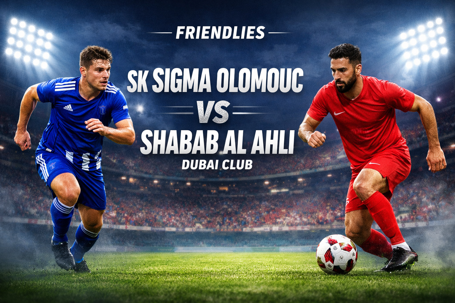 Streaming SK Sigma Olomouc vs Shabab Al Ahli Dubai Club Friendlies Malam Ini Pukul 23.00 WIB Jernih dan Stabil Melalui Jalalive